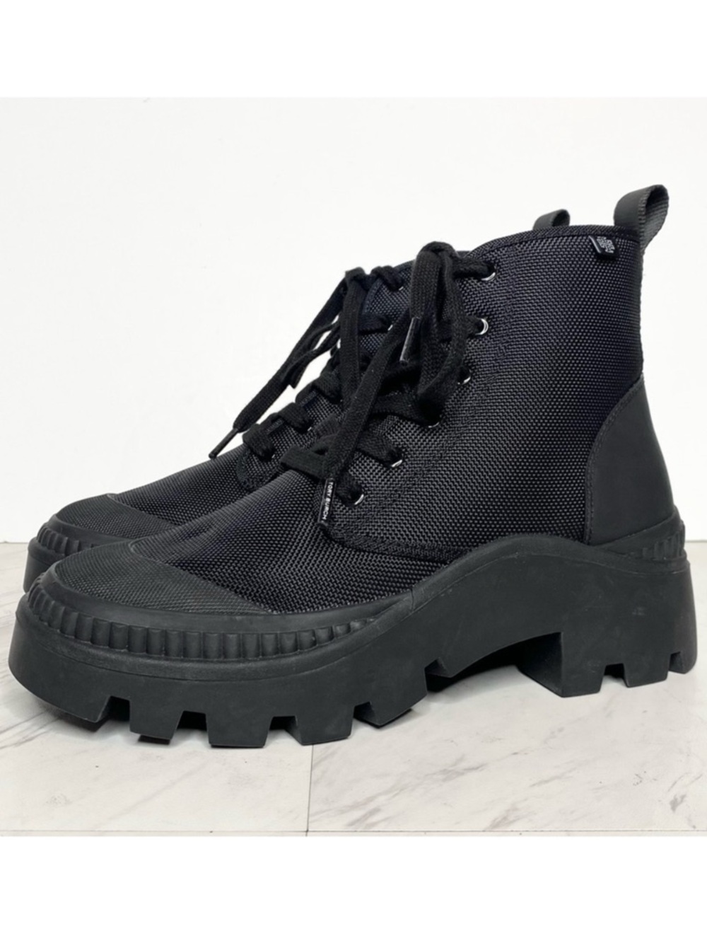 Tory Burch Camp Black Sneaker Boot 7M